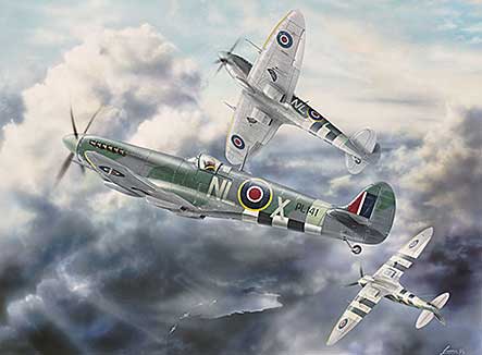 Spitfire 341 Sqn Painting